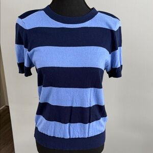 Lauren Ralph Lauren Blue and Navy Striped Tee